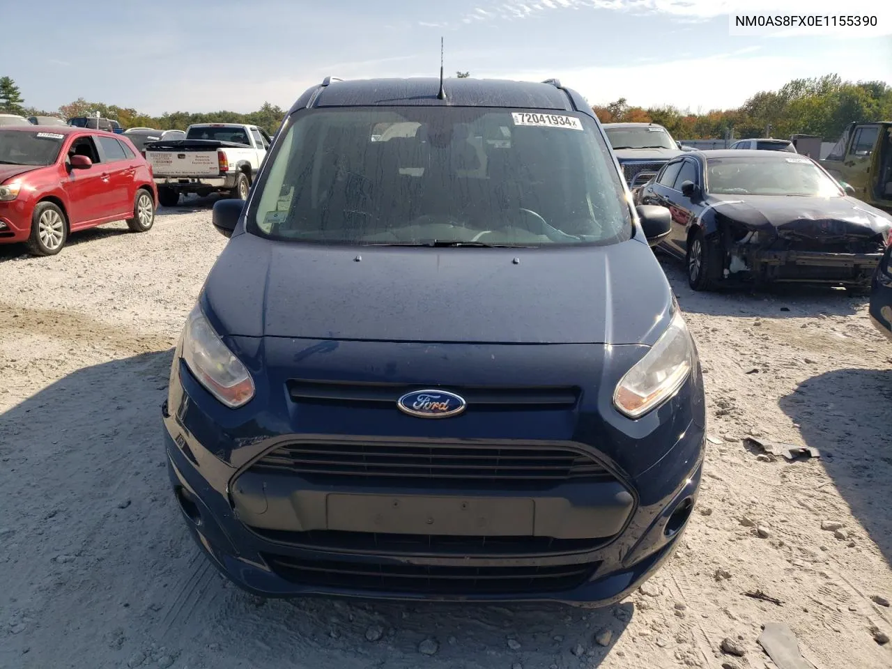 2014 Ford Transit Connect Xlt VIN: NM0AS8FX0E1155390 Lot: 72041934