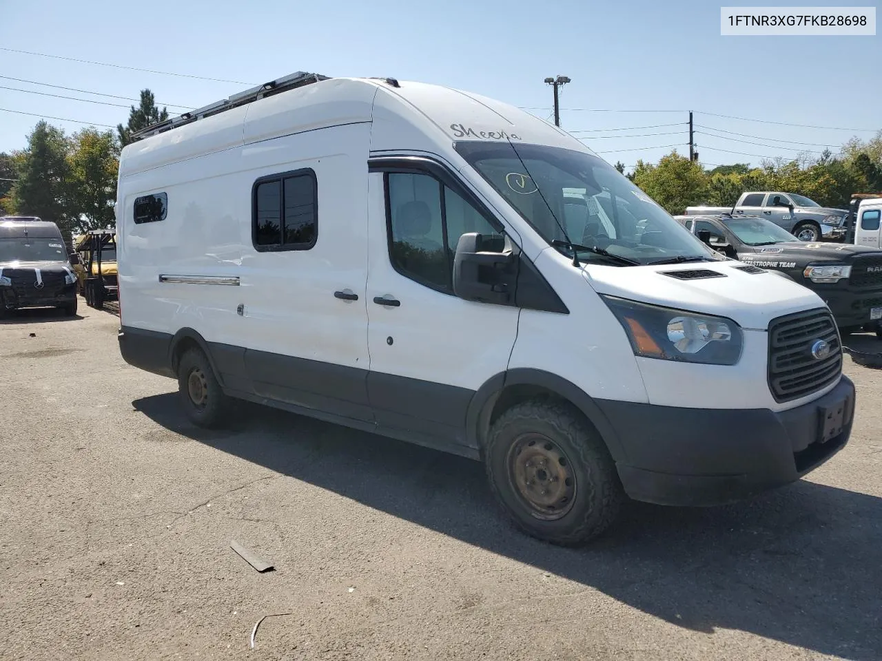 2015 Ford Transit T-250 VIN: 1FTNR3XG7FKB28698 Lot: 71372084