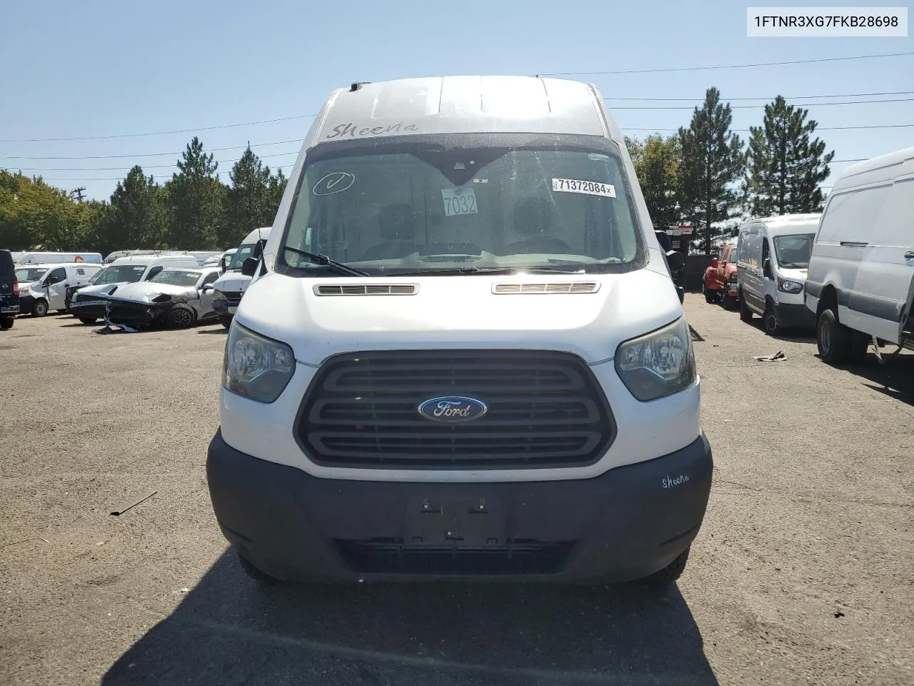 2015 Ford Transit T-250 VIN: 1FTNR3XG7FKB28698 Lot: 71372084