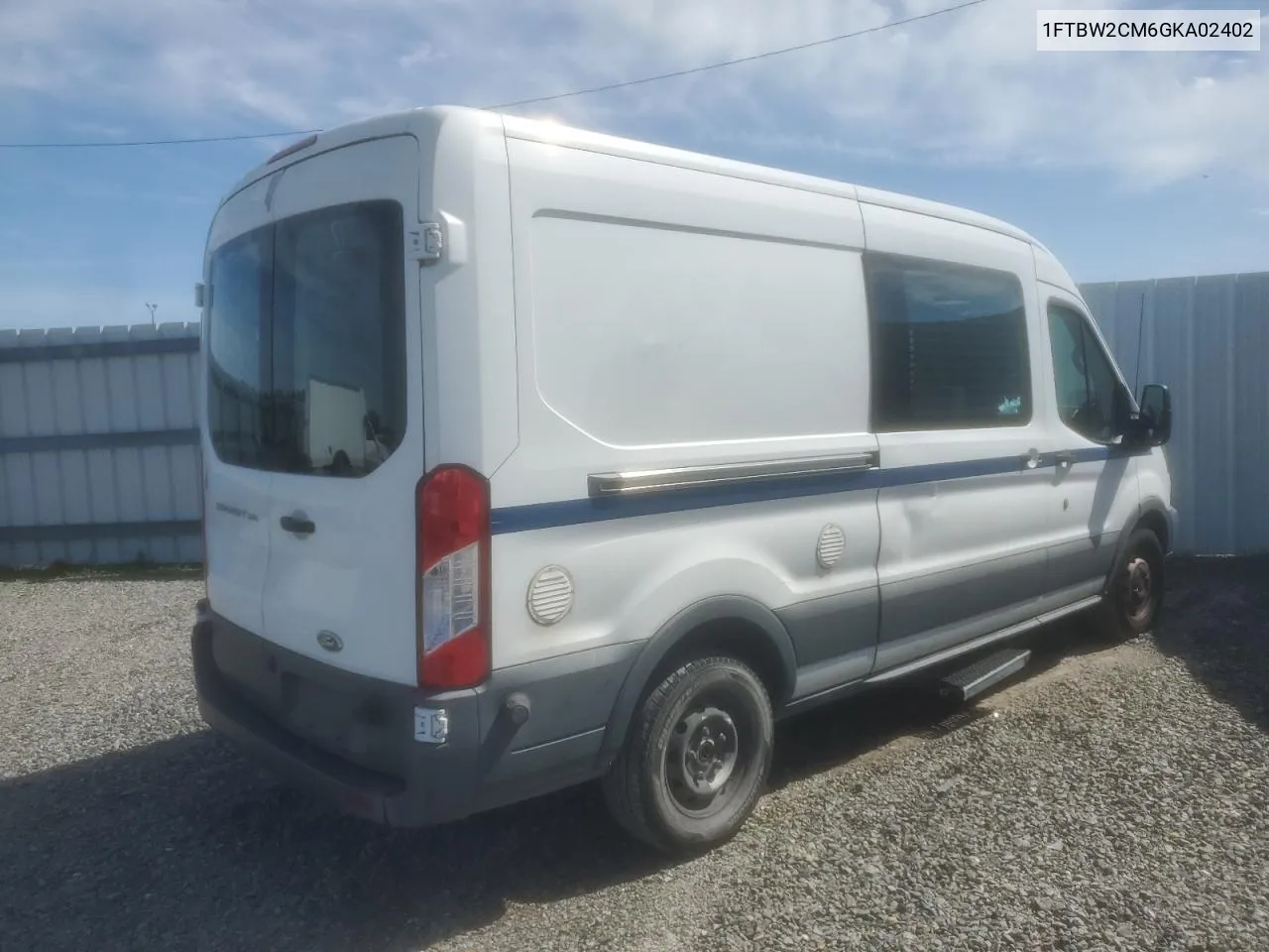 1FTBW2CM6GKA02402 2016 Ford Transit T-350