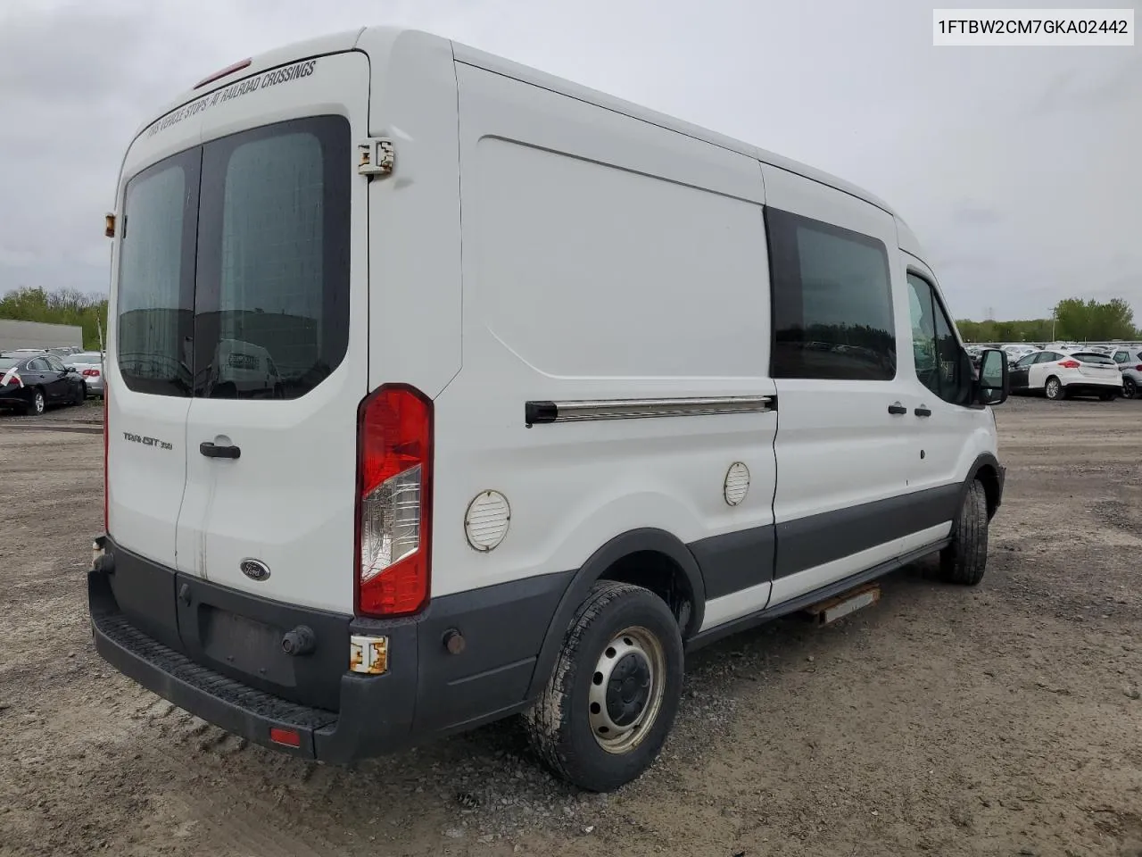 1FTBW2CM7GKA02442 2016 Ford Transit T-350