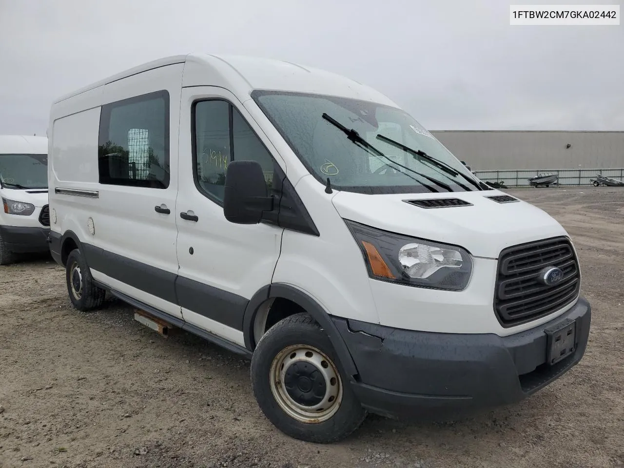 2016 Ford Transit T-350 VIN: 1FTBW2CM7GKA02442 Lot: 51914554