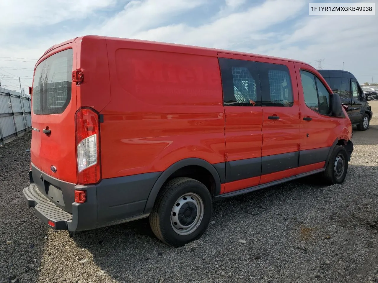 2016 Ford Transit T-250 VIN: 1FTYR1ZMXGKB49938 Lot: 67357334