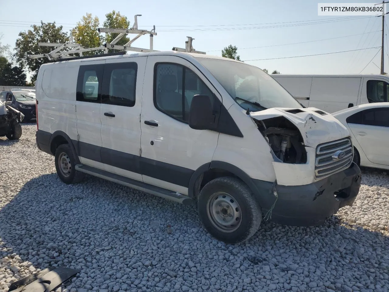 2016 Ford Transit T-250 VIN: 1FTYR1ZM8GKB36802 Lot: 71702154