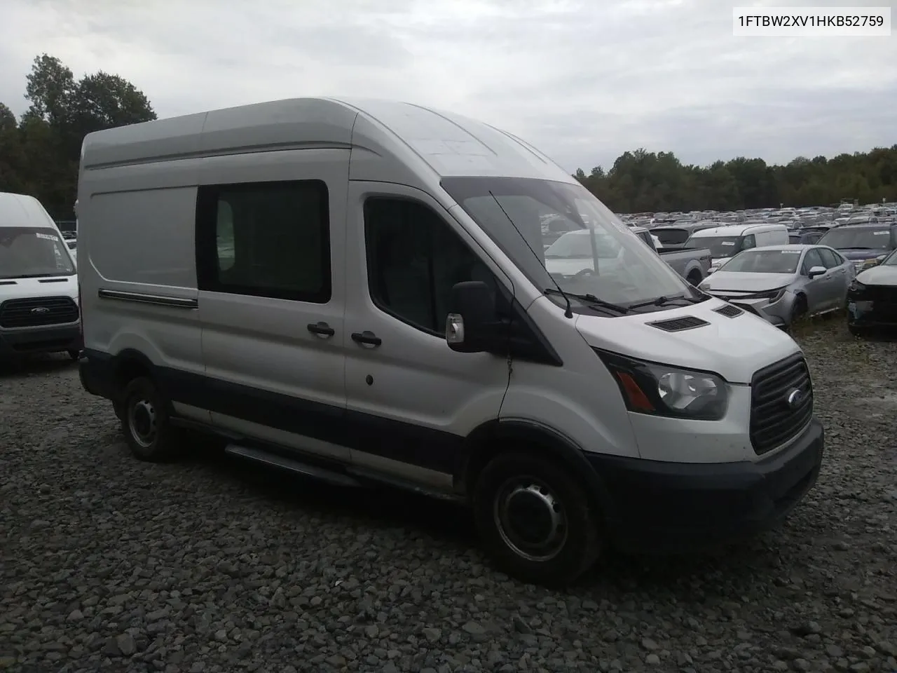 1FTBW2XV1HKB52759 2017 Ford Transit T-350