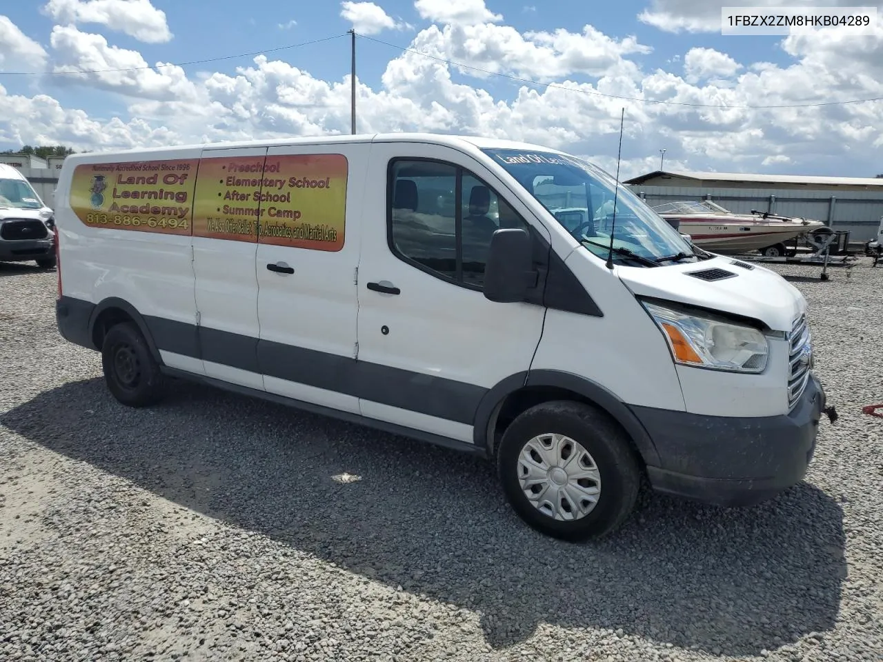 2017 Ford Transit T-350 VIN: 1FBZX2ZM8HKB04289 Lot: 72312034