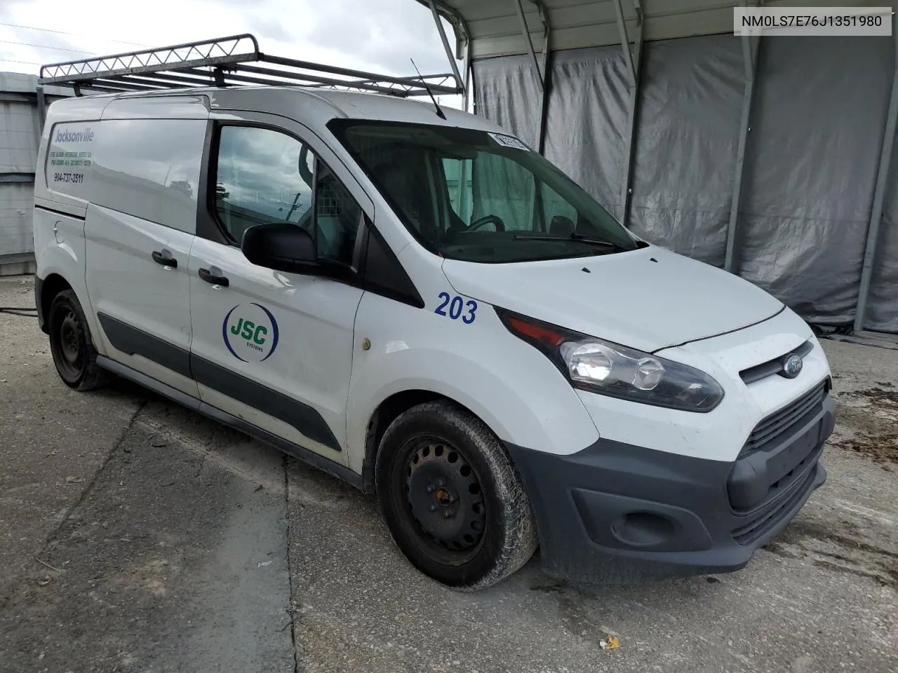 2018 Ford Transit Connect Xl VIN: NM0LS7E76J1351980 Lot: 71655074