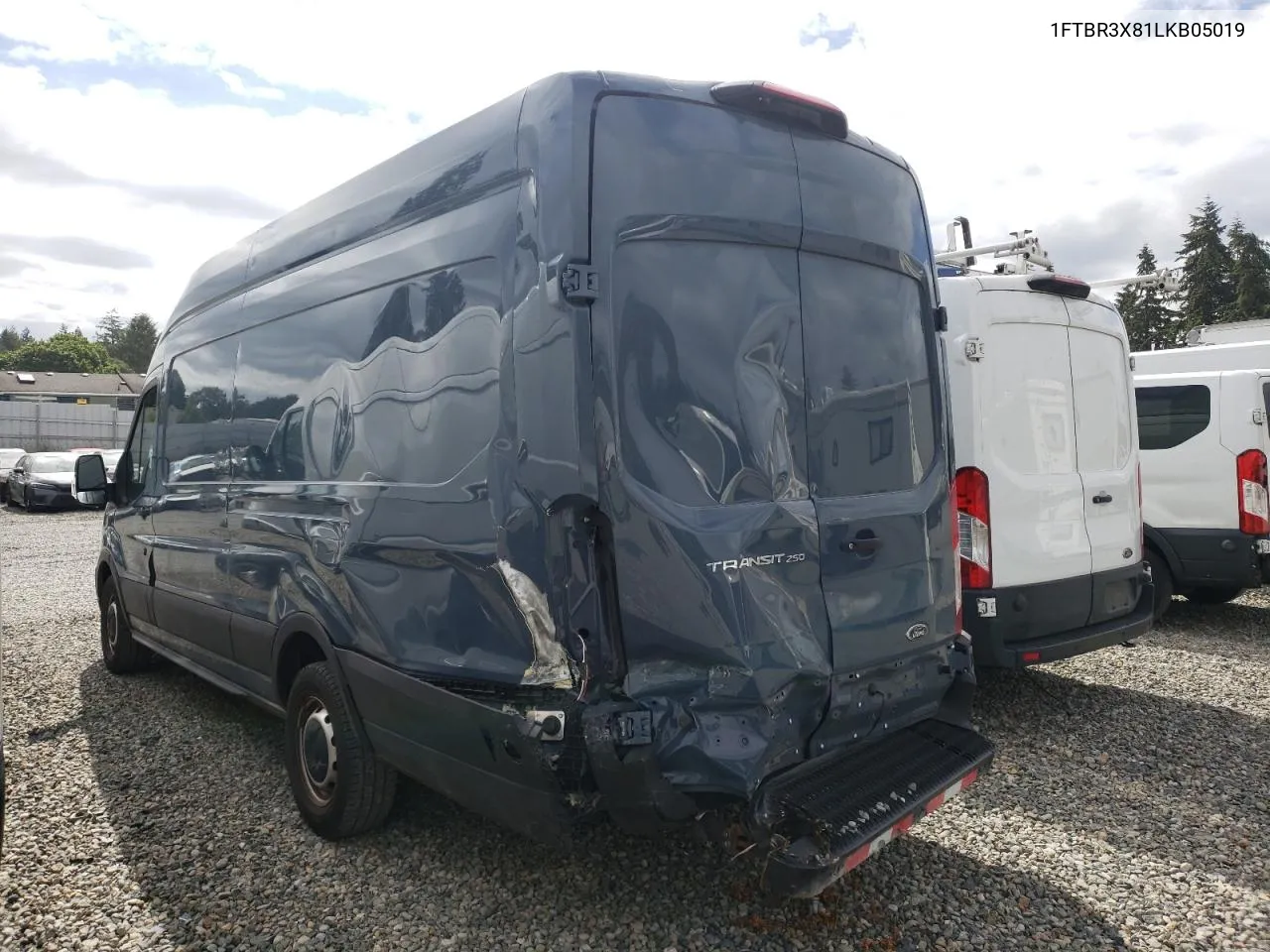 2020 Ford Transit T-250 VIN: 1FTBR3X81LKB05019 Lot: 54746624