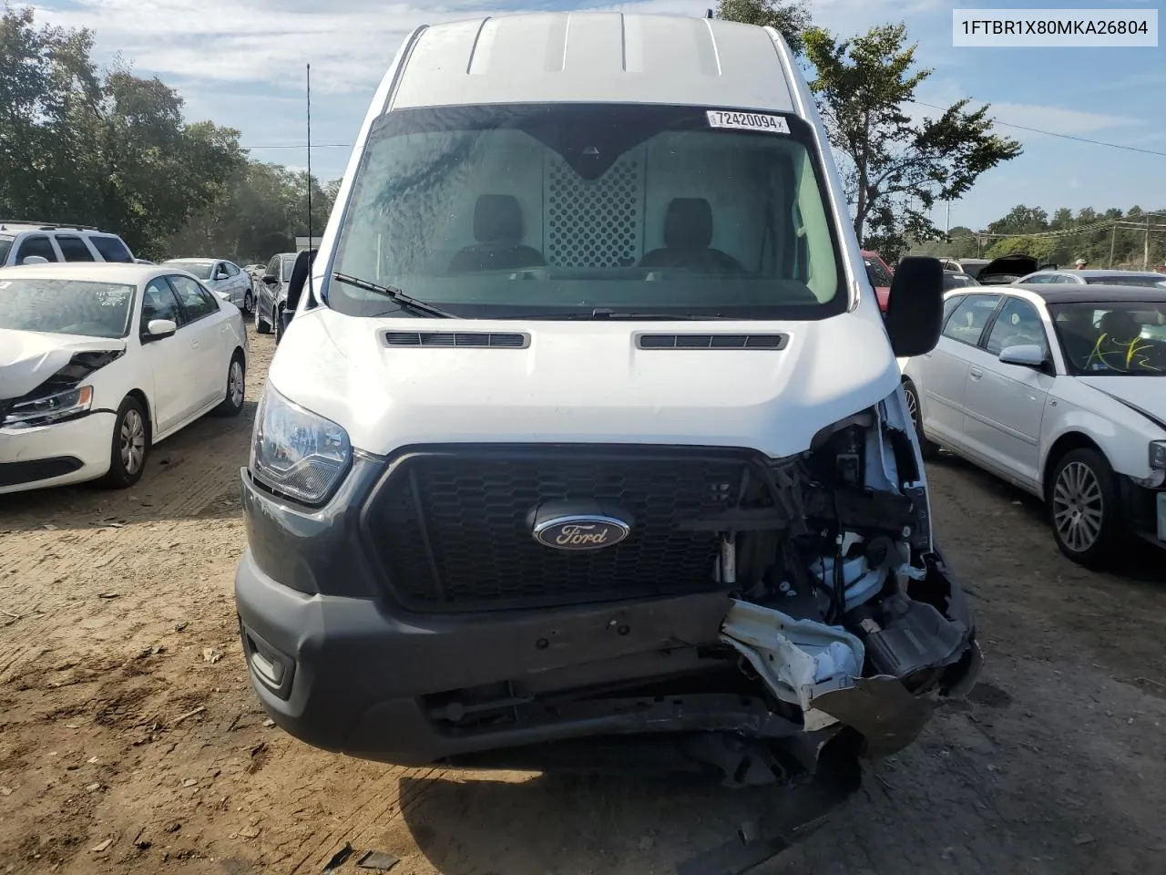 1FTBR1X80MKA26804 2021 Ford Transit T-250