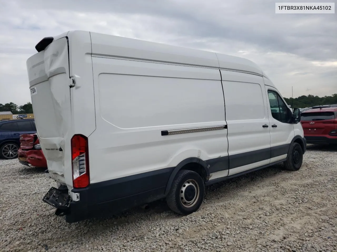 2022 Ford Transit T-250 VIN: 1FTBR3X81NKA45102 Lot: 71971524