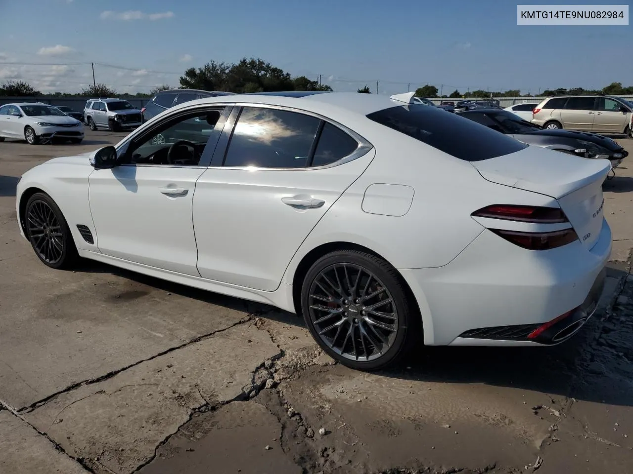 2022 Genesis G70 Launch Edition VIN: KMTG14TE9NU082984 Lot: 70636194