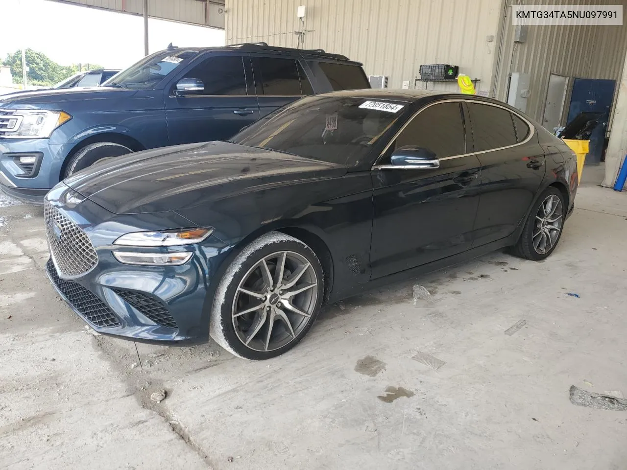 2022 Genesis G70 Base VIN: KMTG34TA5NU097991 Lot: 72051854