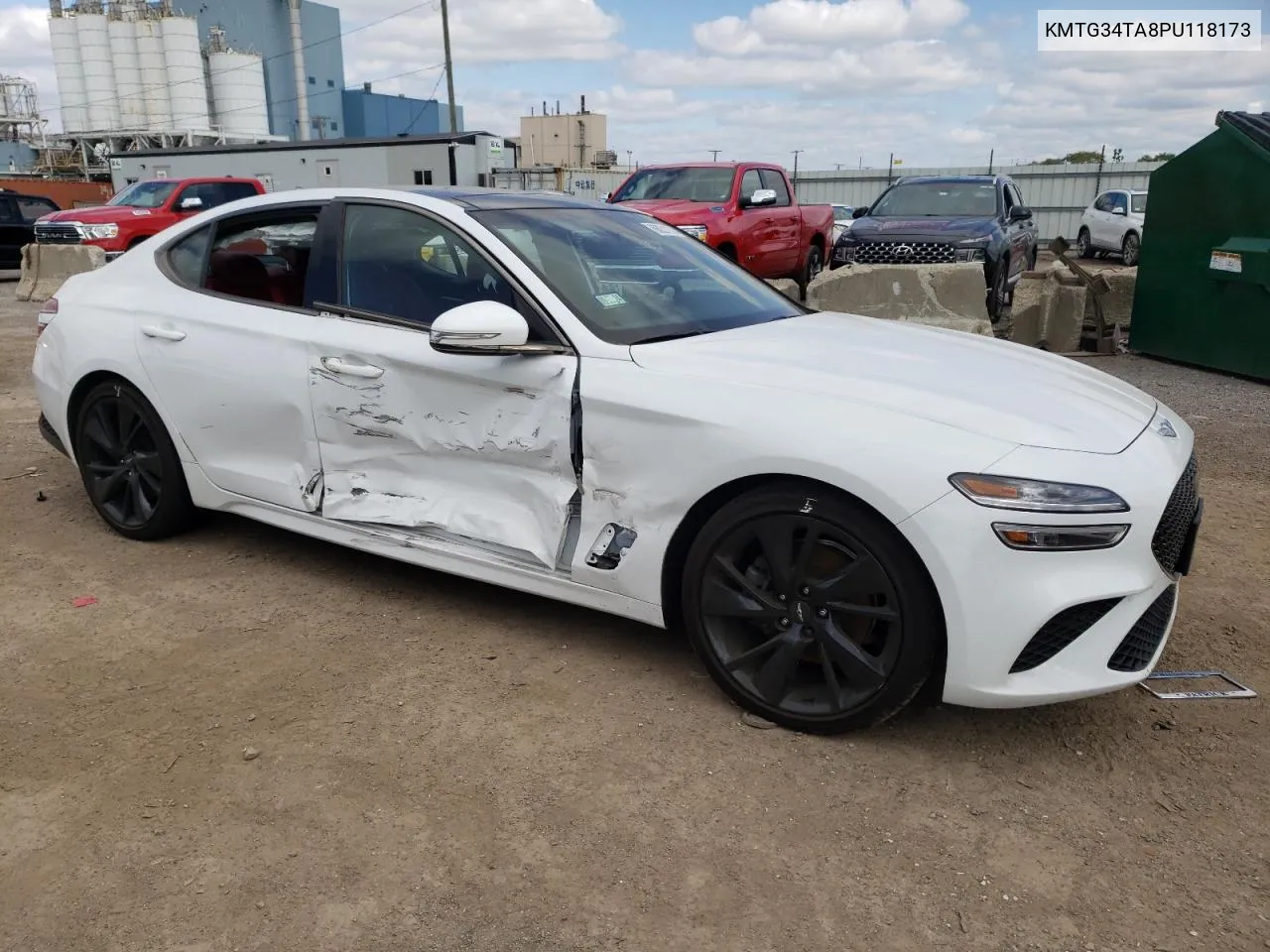 2023 Genesis G70 Base VIN: KMTG34TA8PU118173 Lot: 68031274