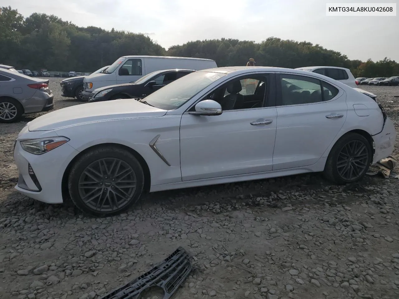 2019 Genesis G70 Elite VIN: KMTG34LA8KU042608 Lot: 71416764