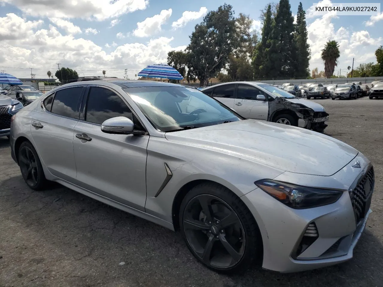 KMTG44LA9KU027242 2019 Genesis G70 Prestige