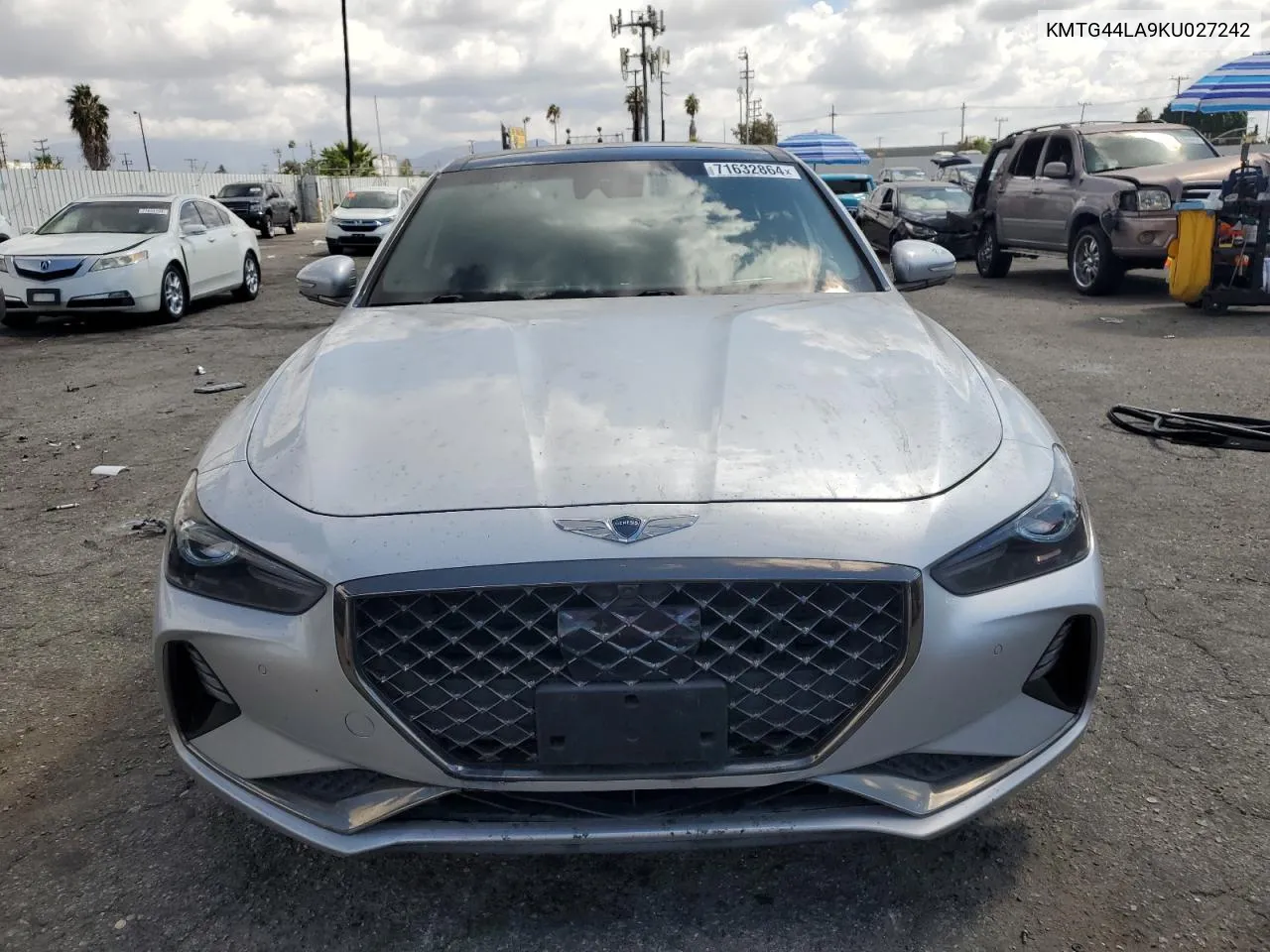 KMTG44LA9KU027242 2019 Genesis G70 Prestige