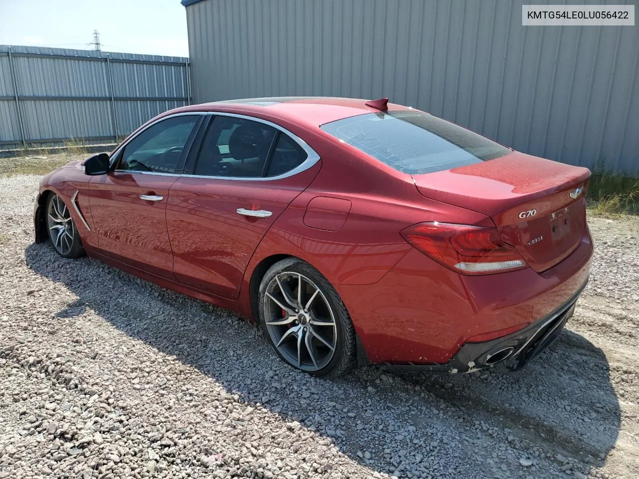 2020 Genesis G70 VIN: KMTG54LE0LU056422 Lot: 71549144