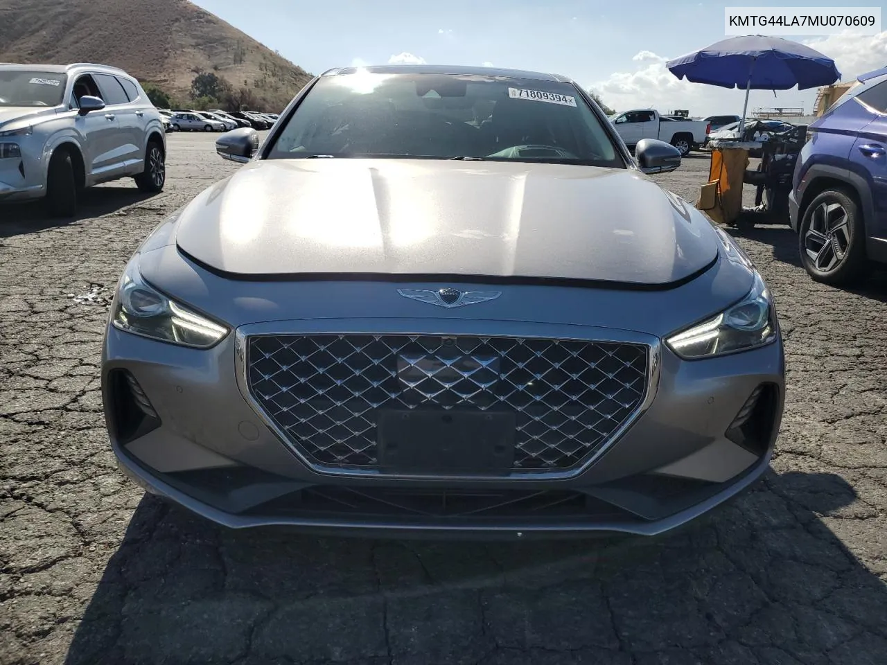 KMTG44LA7MU070609 2021 Genesis G70 Prestige