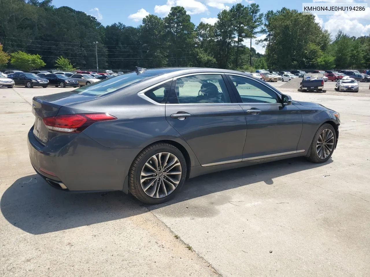 KMHGN4JE0HU194286 2017 Genesis G80 Base