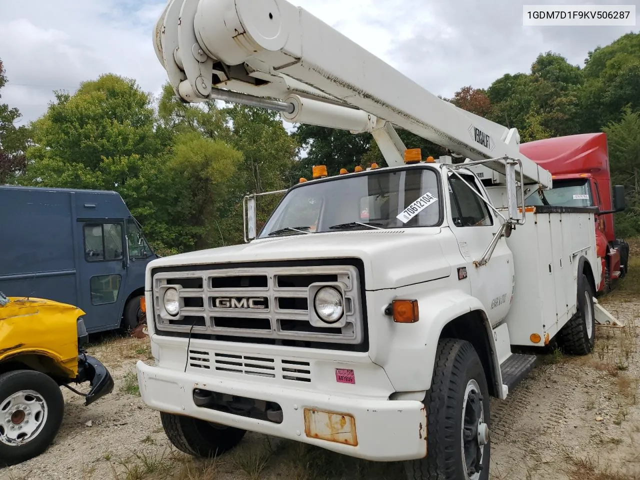 1989 GMC C7000 C7D042 VIN: 1GDM7D1F9KV506287 Lot: 70612104