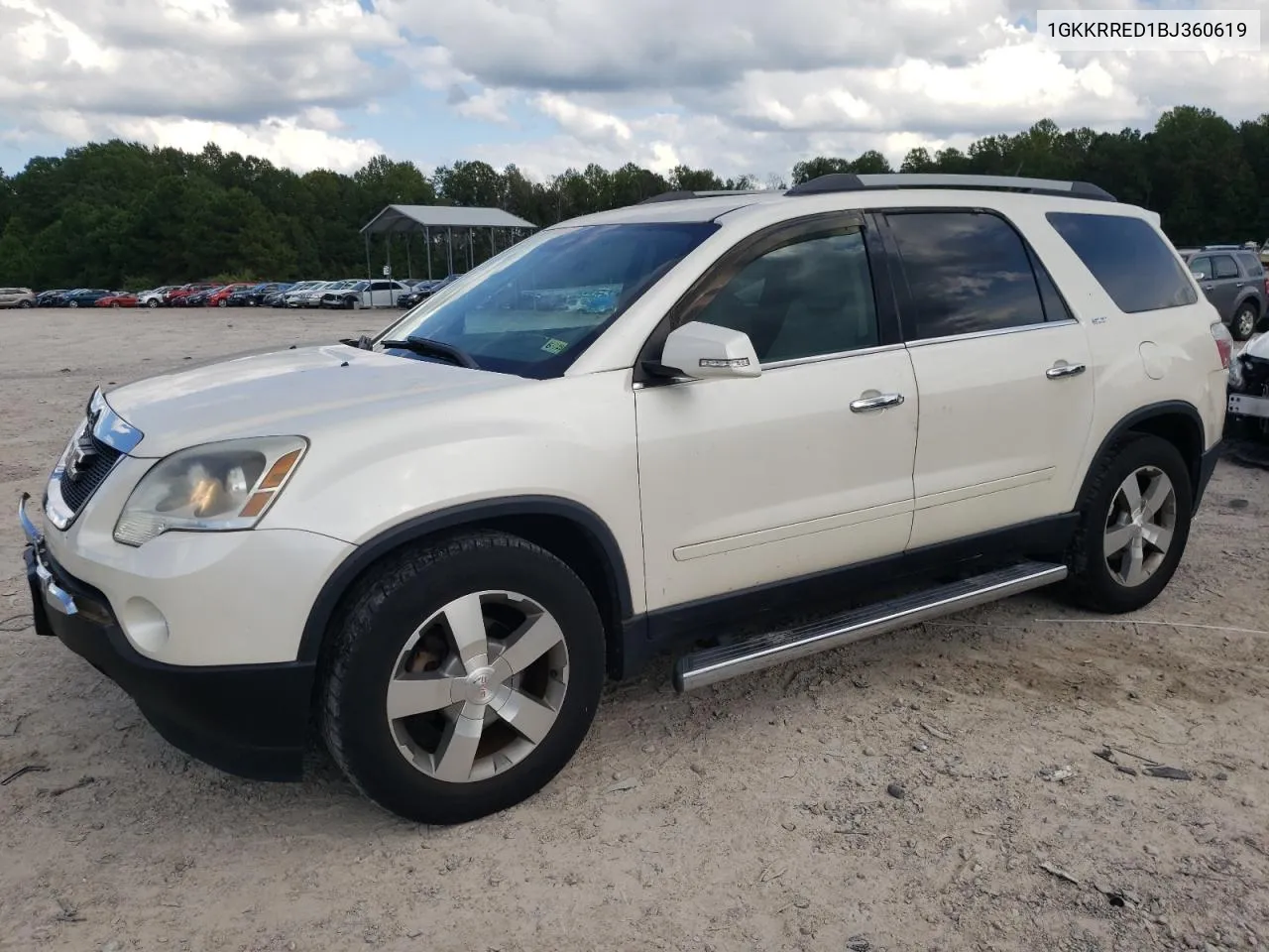 2011 GMC Acadia Slt-1 VIN: 1GKKRRED1BJ360619 Lot: 71303724