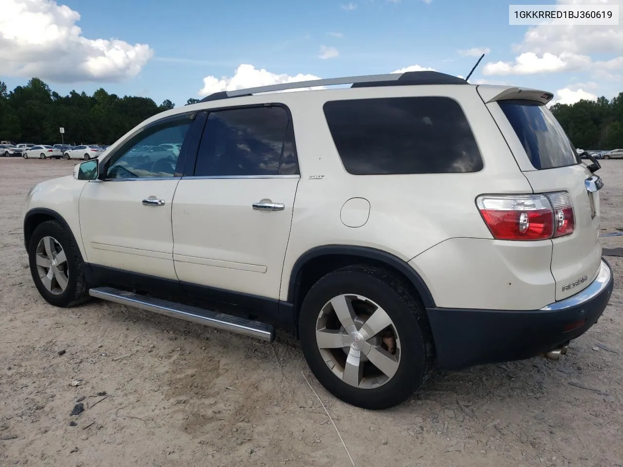 2011 GMC Acadia Slt-1 VIN: 1GKKRRED1BJ360619 Lot: 71303724