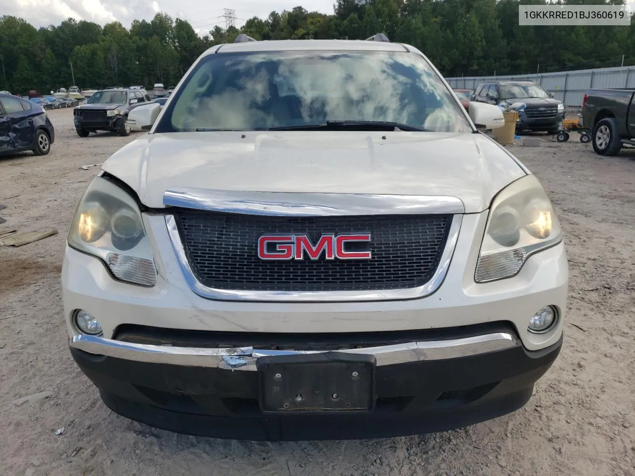 2011 GMC Acadia Slt-1 VIN: 1GKKRRED1BJ360619 Lot: 71303724