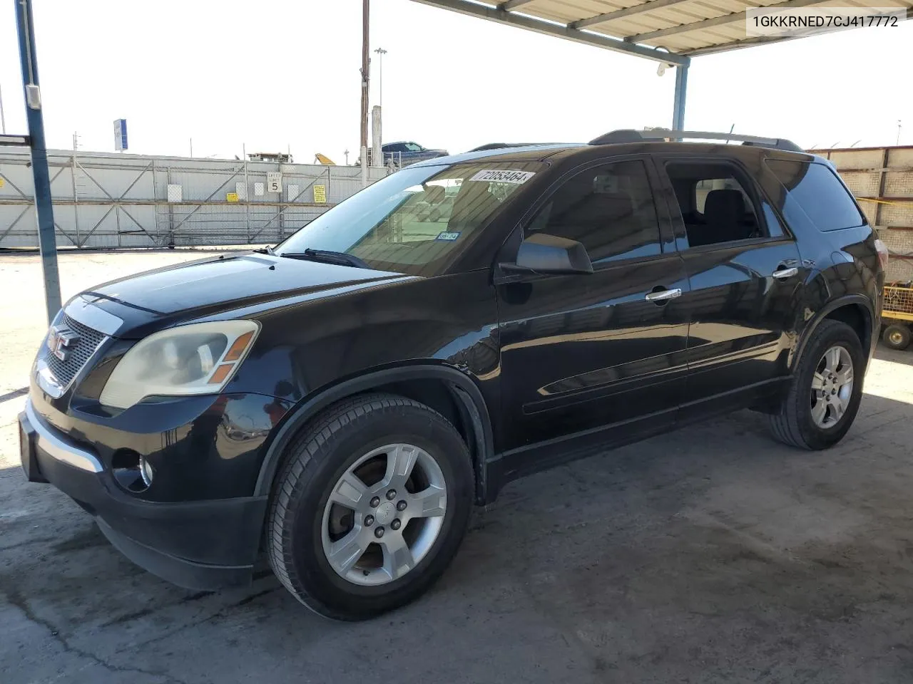 2012 GMC Acadia Sle VIN: 1GKKRNED7CJ417772 Lot: 72053464