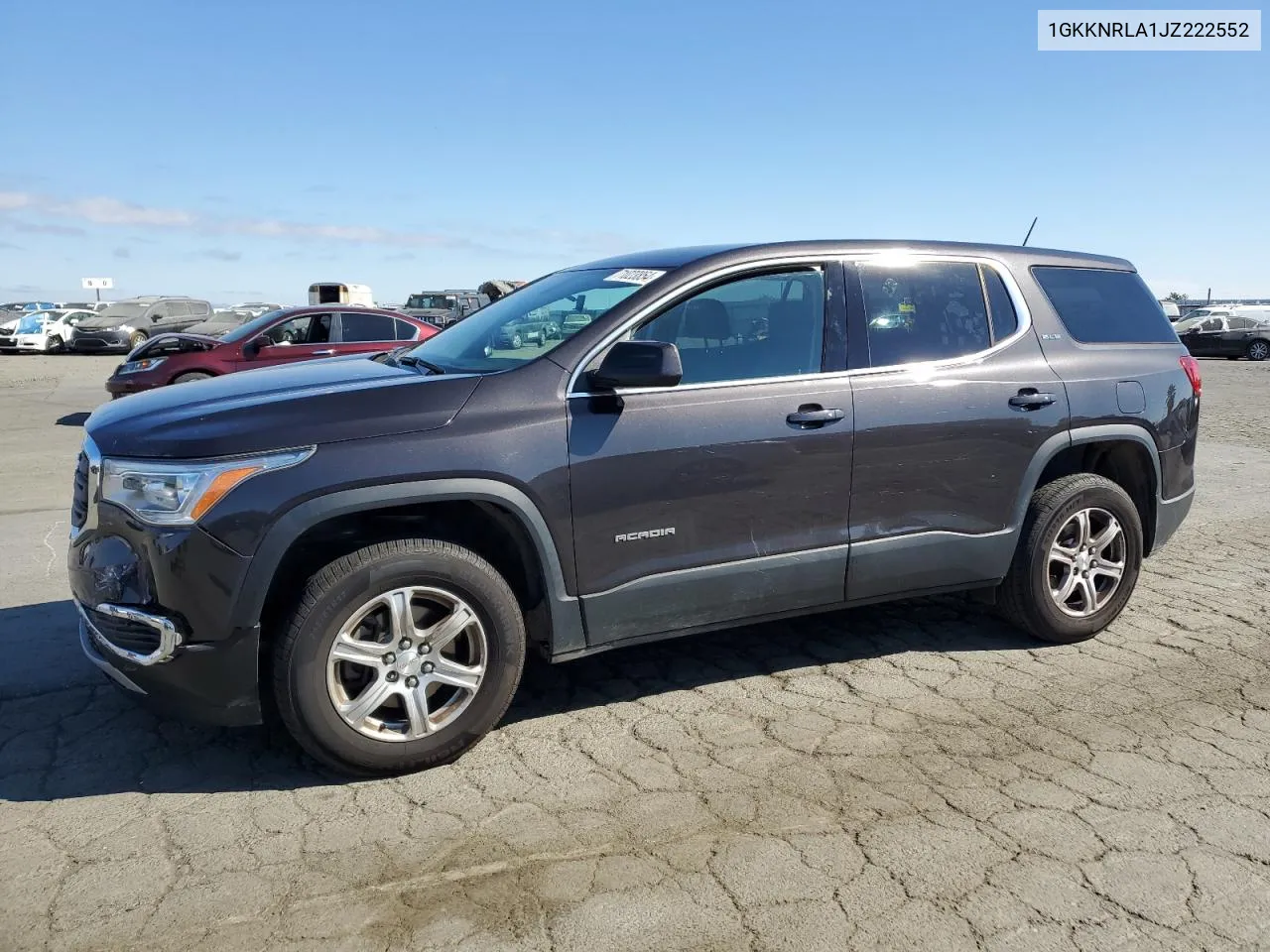 1GKKNRLA1JZ222552 2018 GMC Acadia Sle