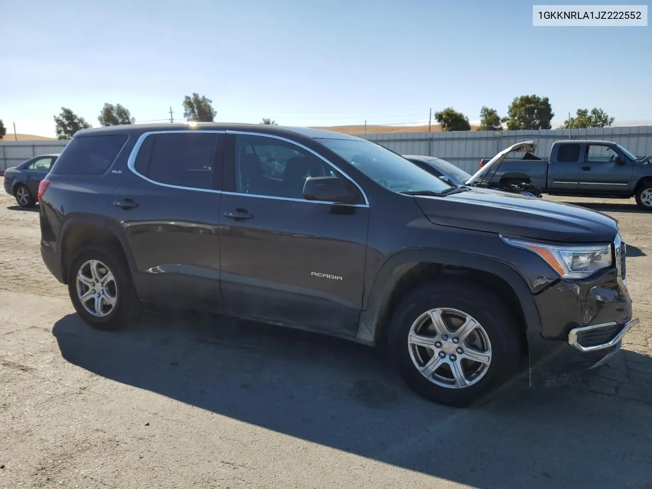 1GKKNRLA1JZ222552 2018 GMC Acadia Sle