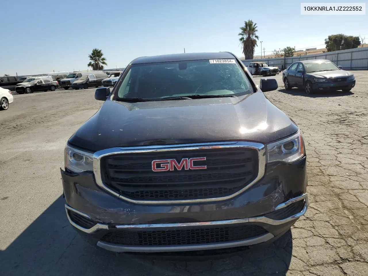 1GKKNRLA1JZ222552 2018 GMC Acadia Sle