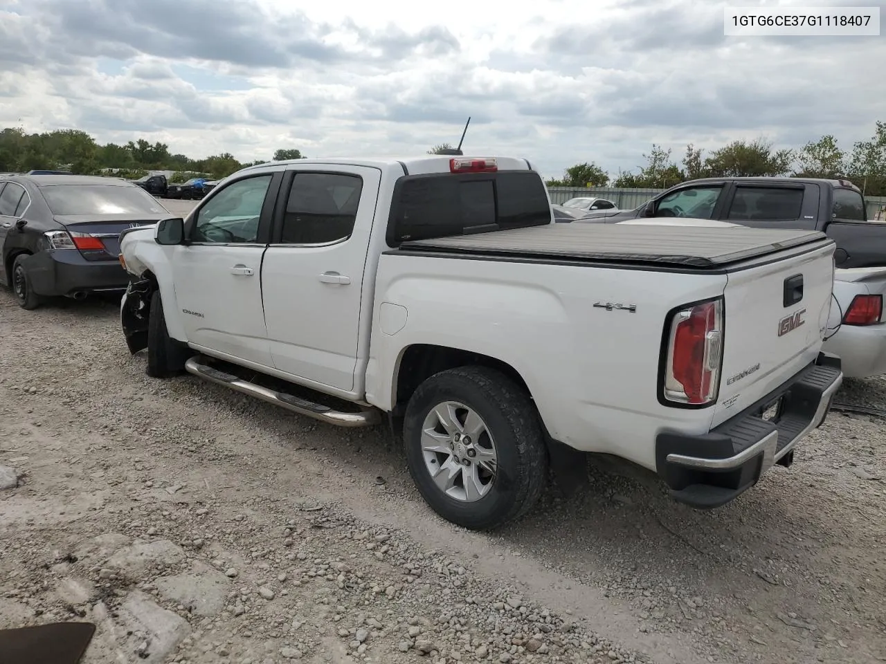 2016 GMC Canyon Sle VIN: 1GTG6CE37G1118407 Lot: 71991644