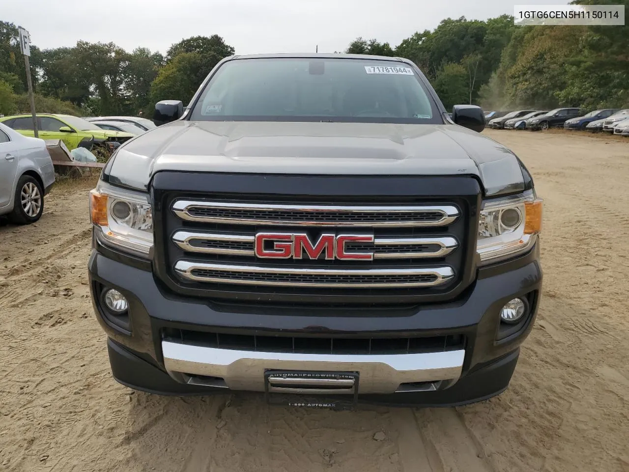 2017 GMC Canyon Sle VIN: 1GTG6CEN5H1150114 Lot: 71781944