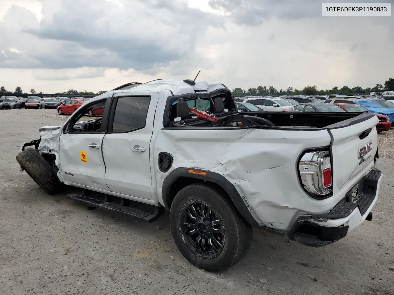 2023 GMC Canyon At4 VIN: 1GTP6DEK3P1190833 Lot: 62234824