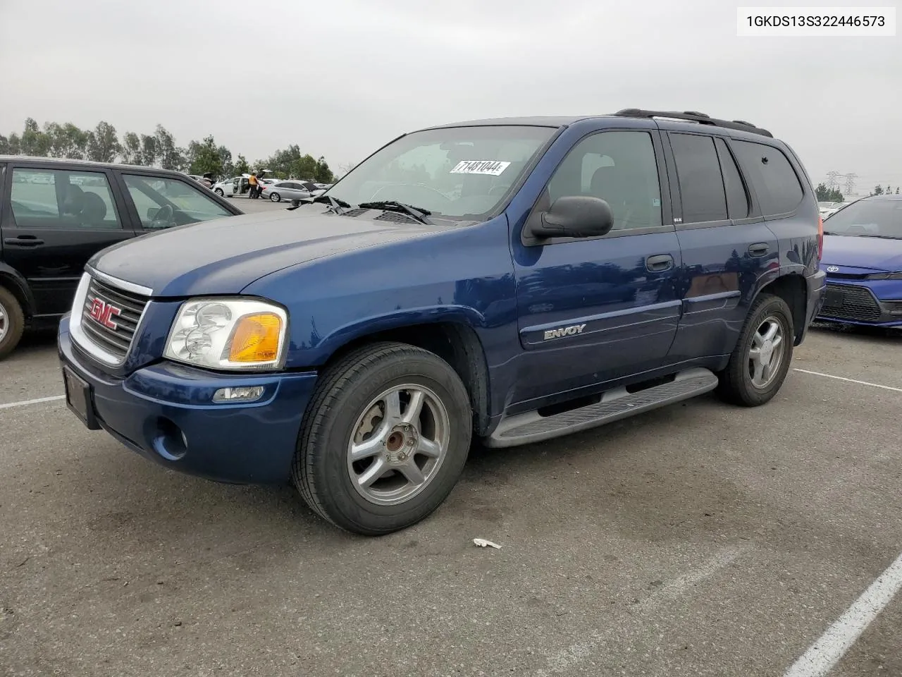 2002 GMC Envoy VIN: 1GKDS13S322446573 Lot: 71481044