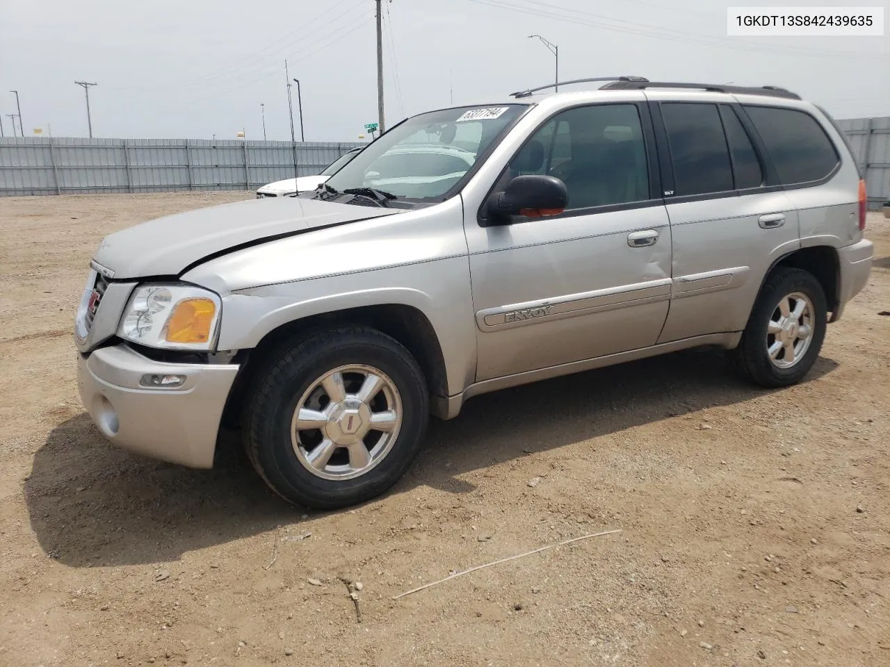 2004 GMC Envoy VIN: 1GKDT13S842439635 Lot: 63317194