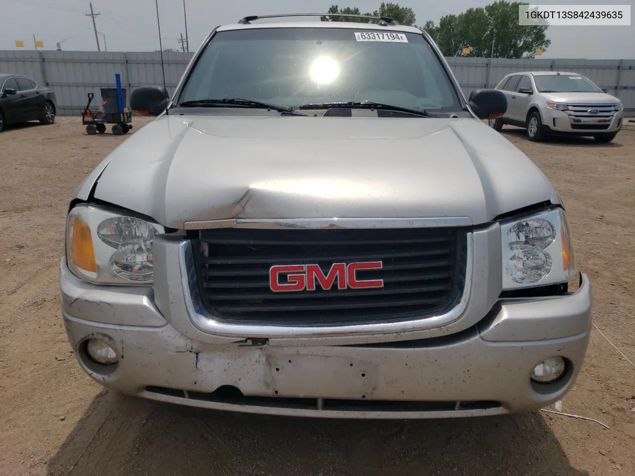 2004 GMC Envoy VIN: 1GKDT13S842439635 Lot: 63317194