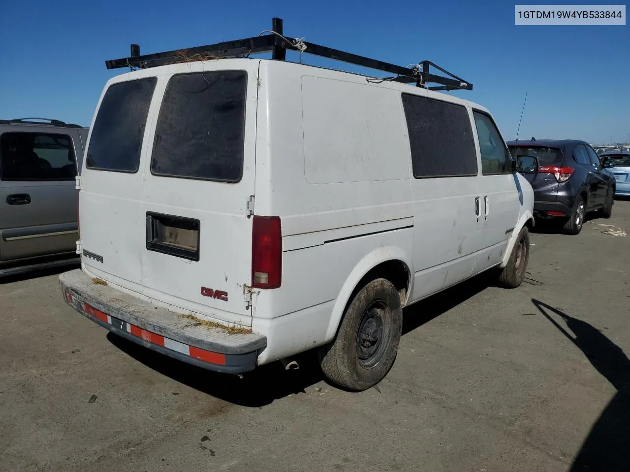 2000 GMC Safari Xt VIN: 1GTDM19W4YB533844 Lot: 71478084