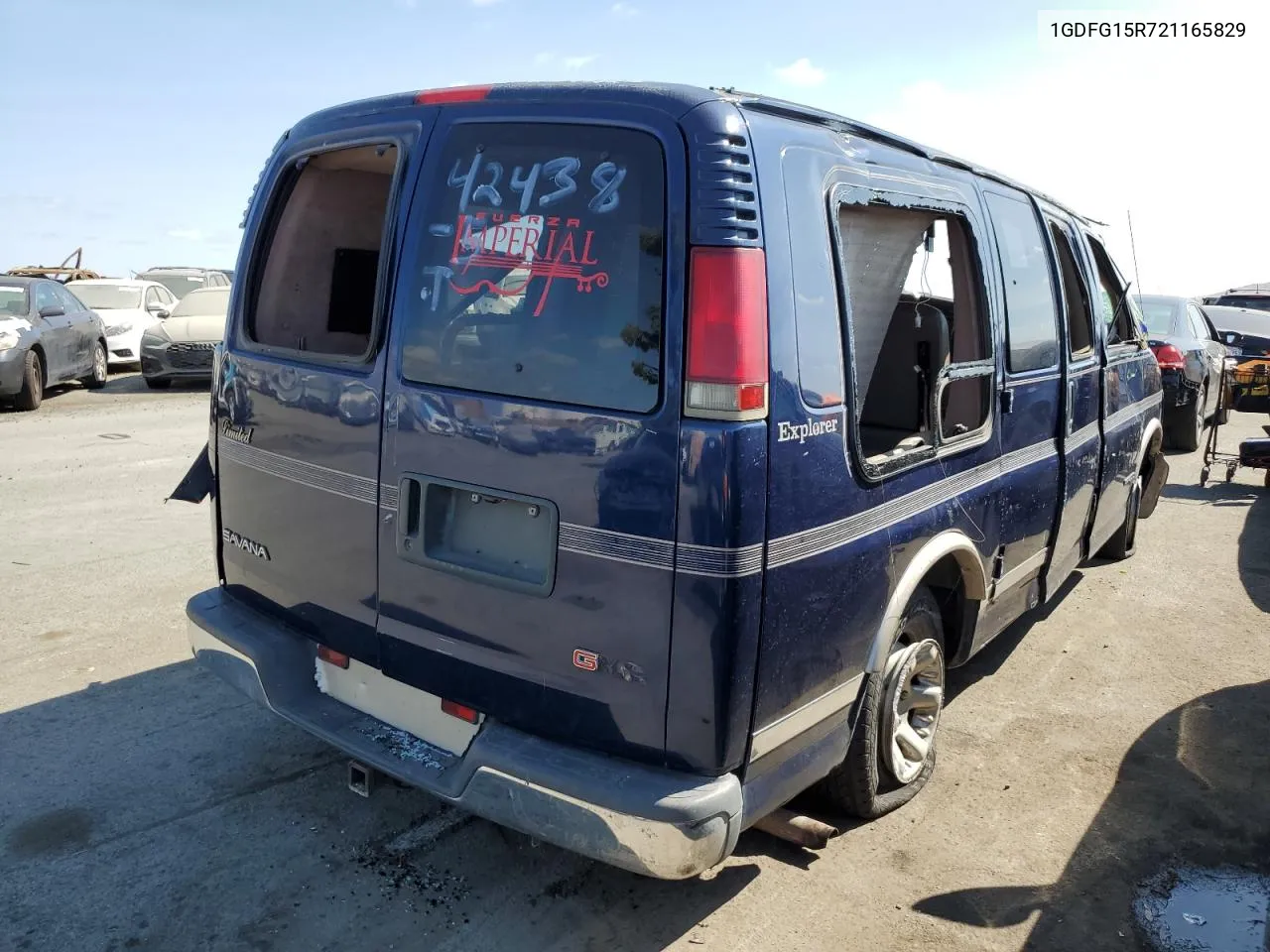 1GDFG15R721165829 2002 GMC Savana Rv G1500