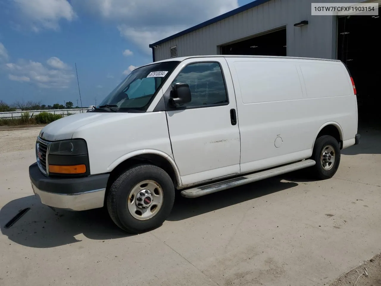 2015 GMC Savana G2500 VIN: 1GTW7FCFXF1903154 Lot: 67910034