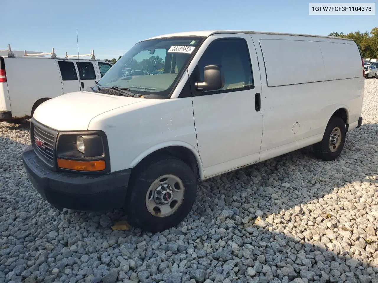 1GTW7FCF3F1104378 2015 GMC Savana G2500