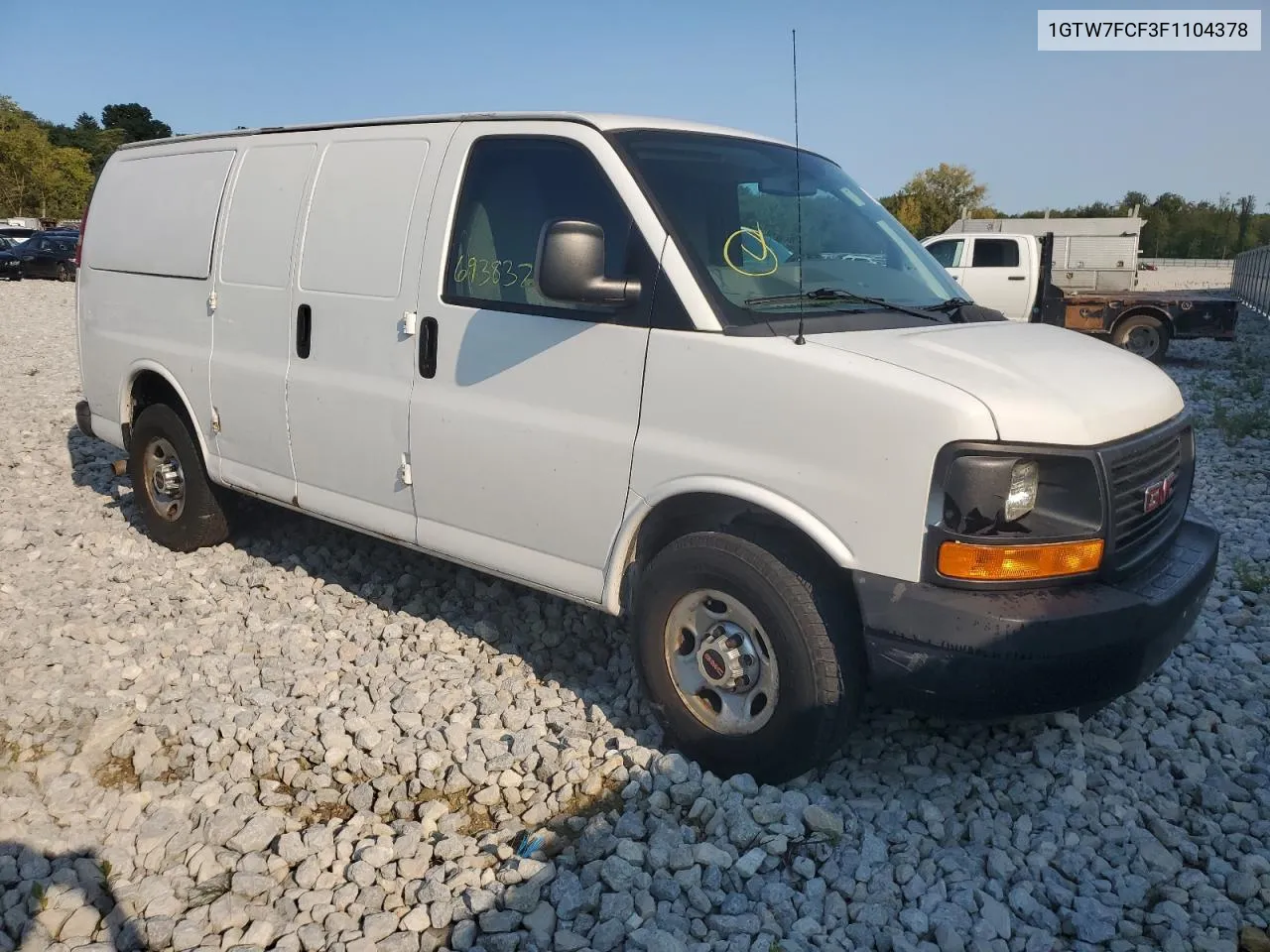 1GTW7FCF3F1104378 2015 GMC Savana G2500