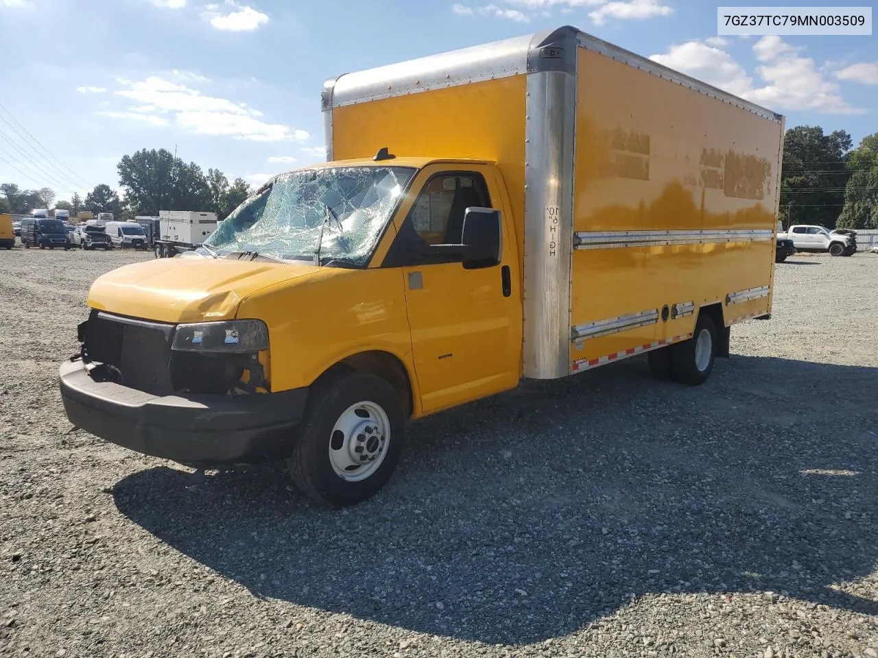 2021 GMC Savana Cutaway G3500 VIN: 7GZ37TC79MN003509 Lot: 71310924