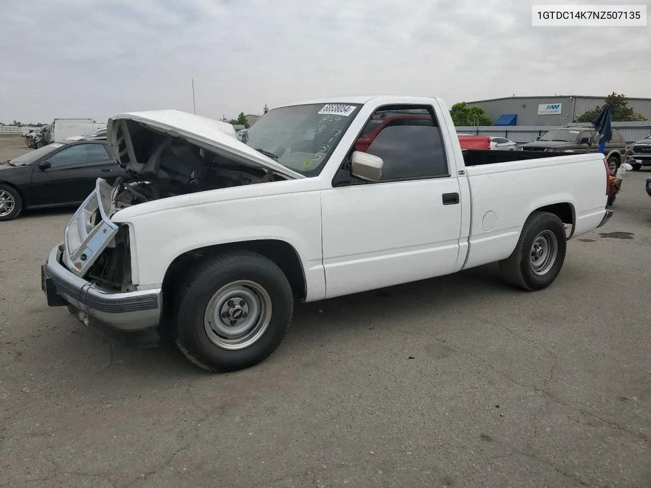 1GTDC14K7NZ507135 1992 GMC Sierra C1500