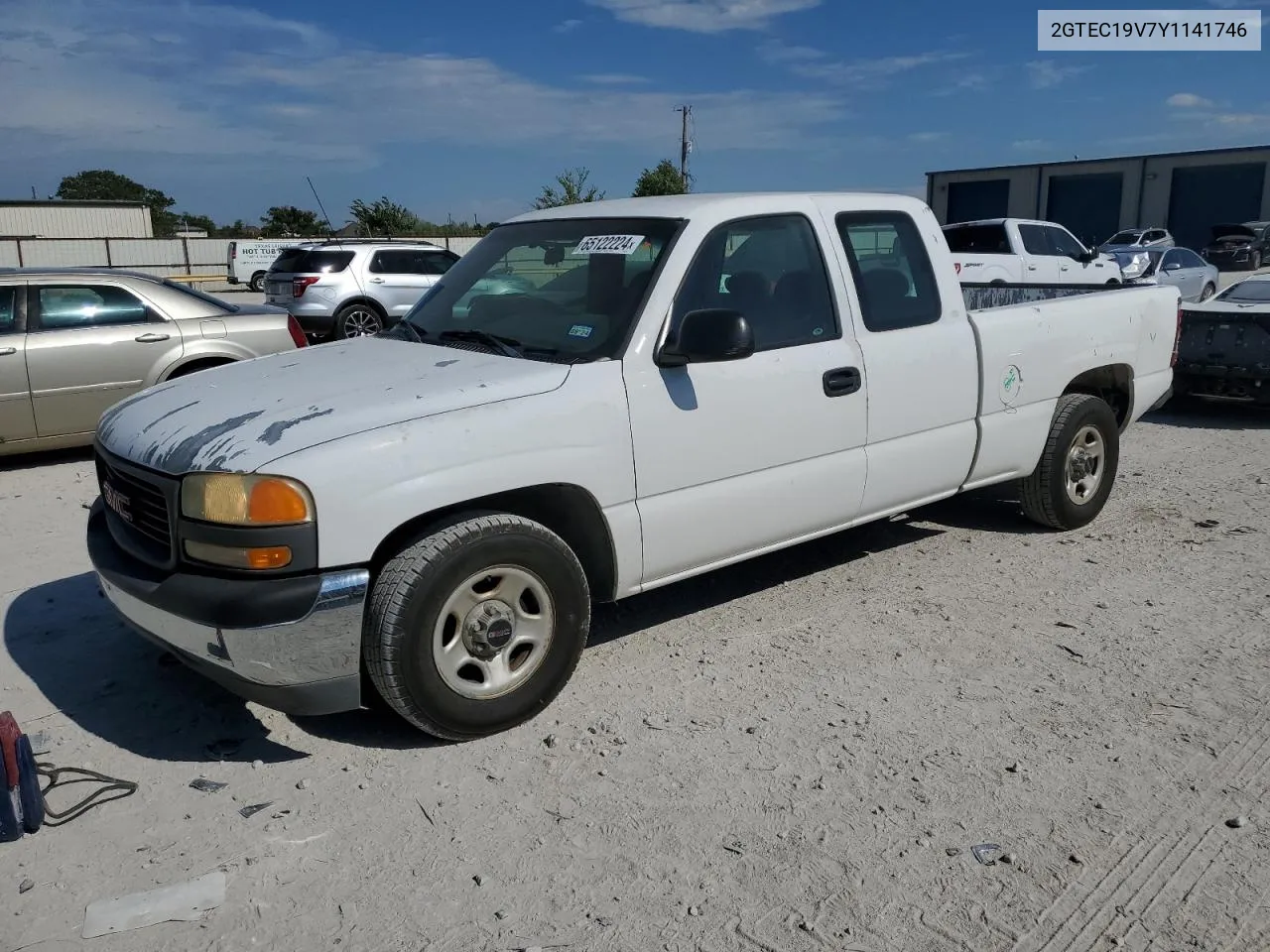 2000 GMC New Sierra C1500 VIN: 2GTEC19V7Y1141746 Lot: 65122224