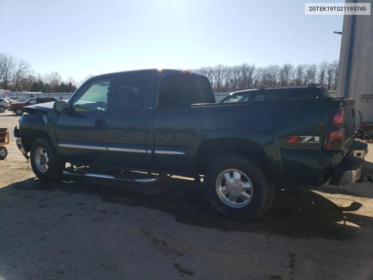 2002 GMC New Sierra K1500 VIN: 2GTEK19T021193745 Lot: 43946444