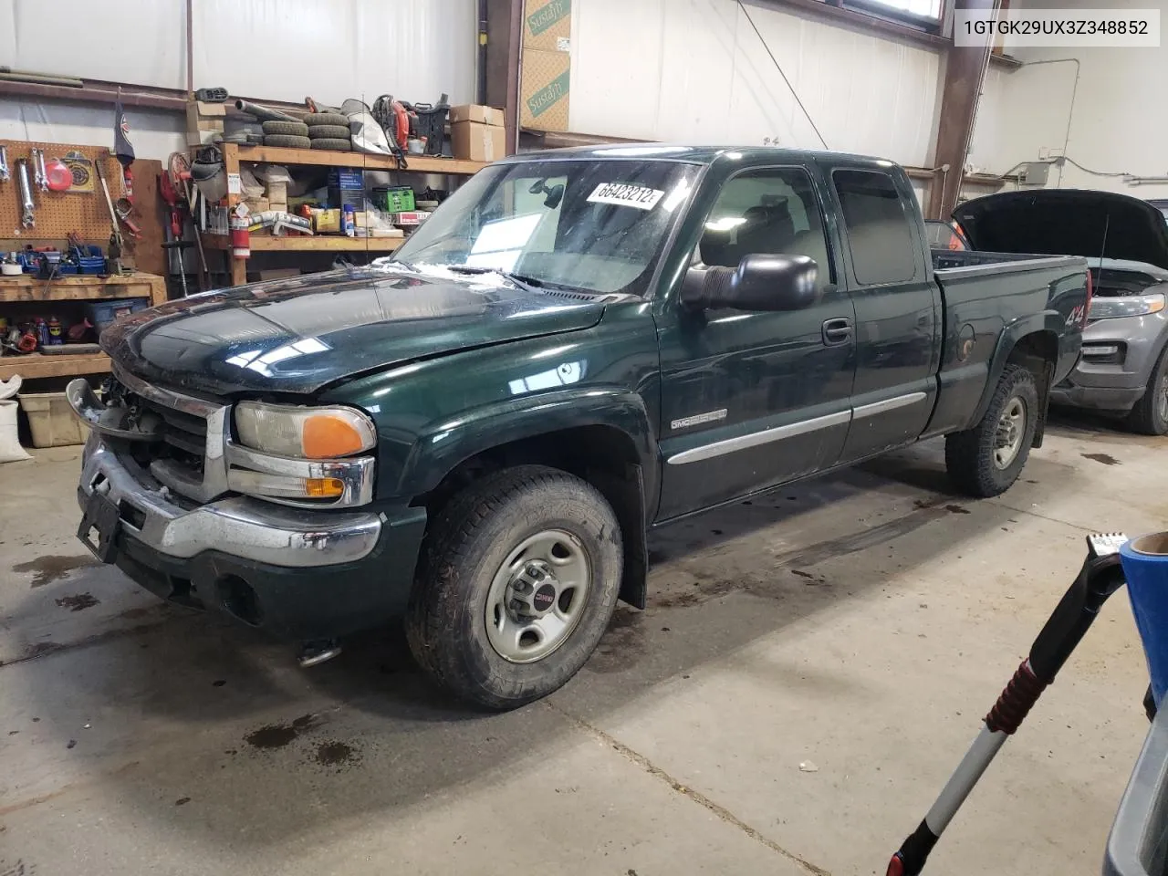 2003 GMC New Sierra K2500 VIN: 1GTGK29UX3Z348852 Lot: 66423212