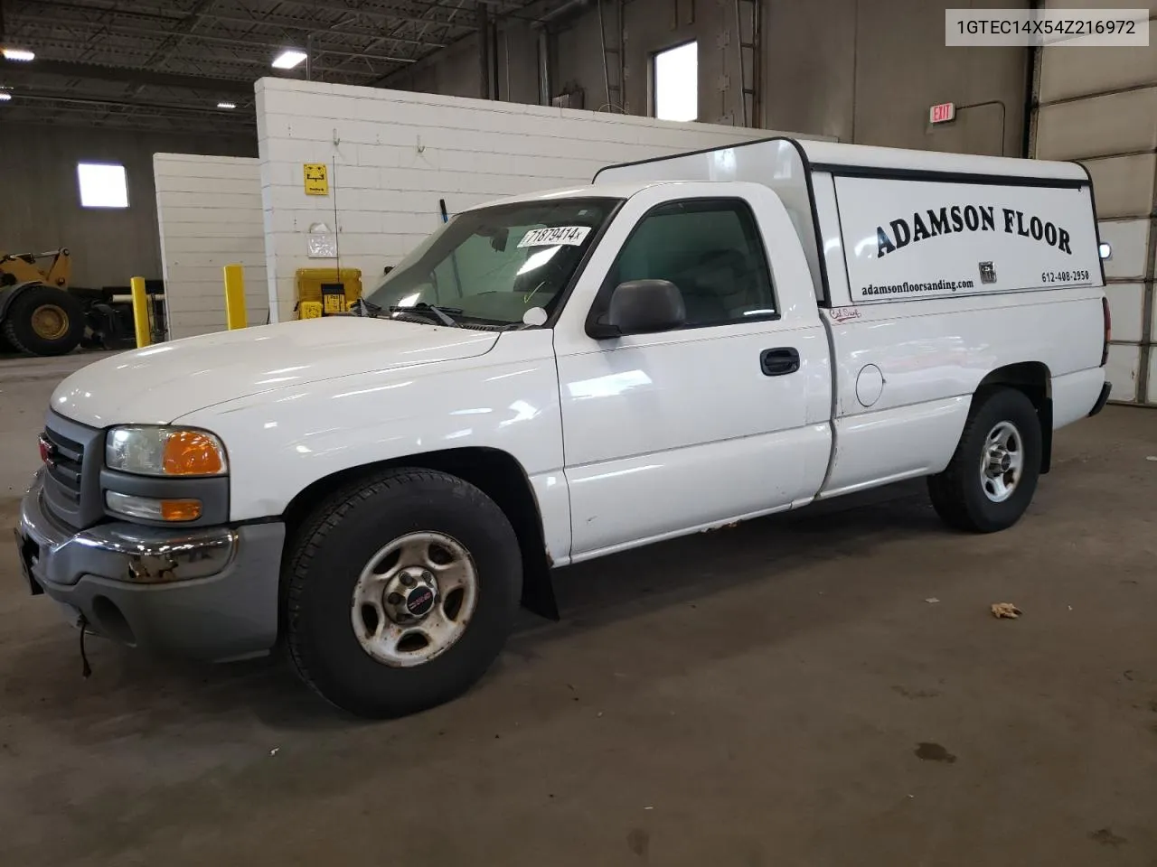 2004 GMC New Sierra C1500 VIN: 1GTEC14X54Z216972 Lot: 71879414