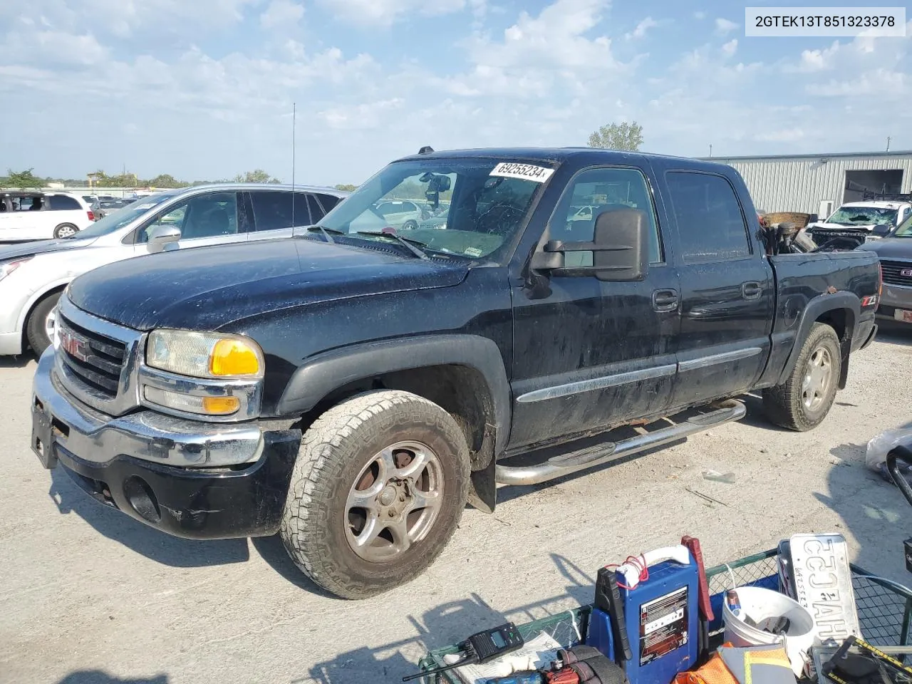 2005 GMC New Sierra K1500 VIN: 2GTEK13T851323378 Lot: 69255234