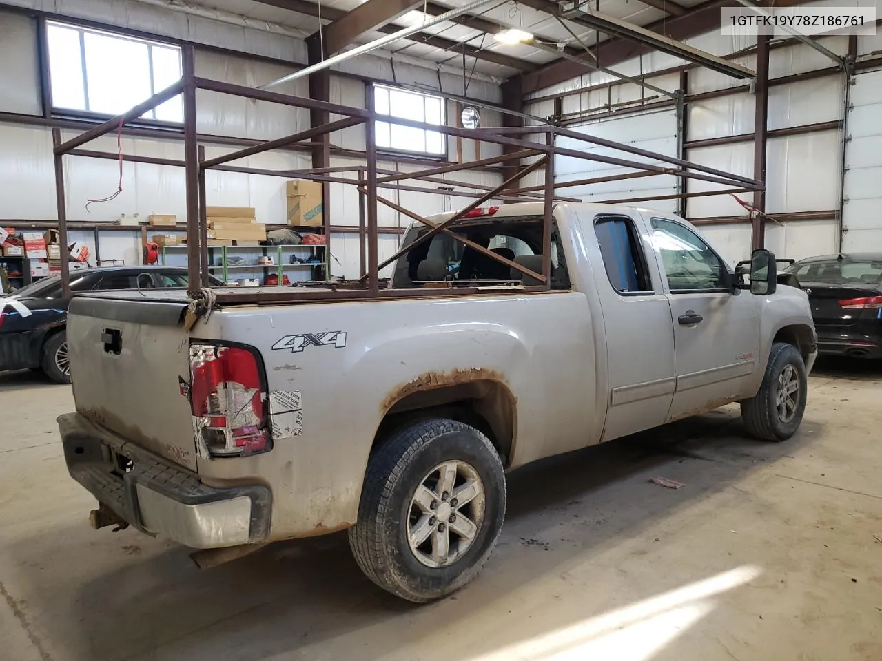 2008 GMC Sierra K1500 VIN: 1GTFK19Y78Z186761 Lot: 51141614